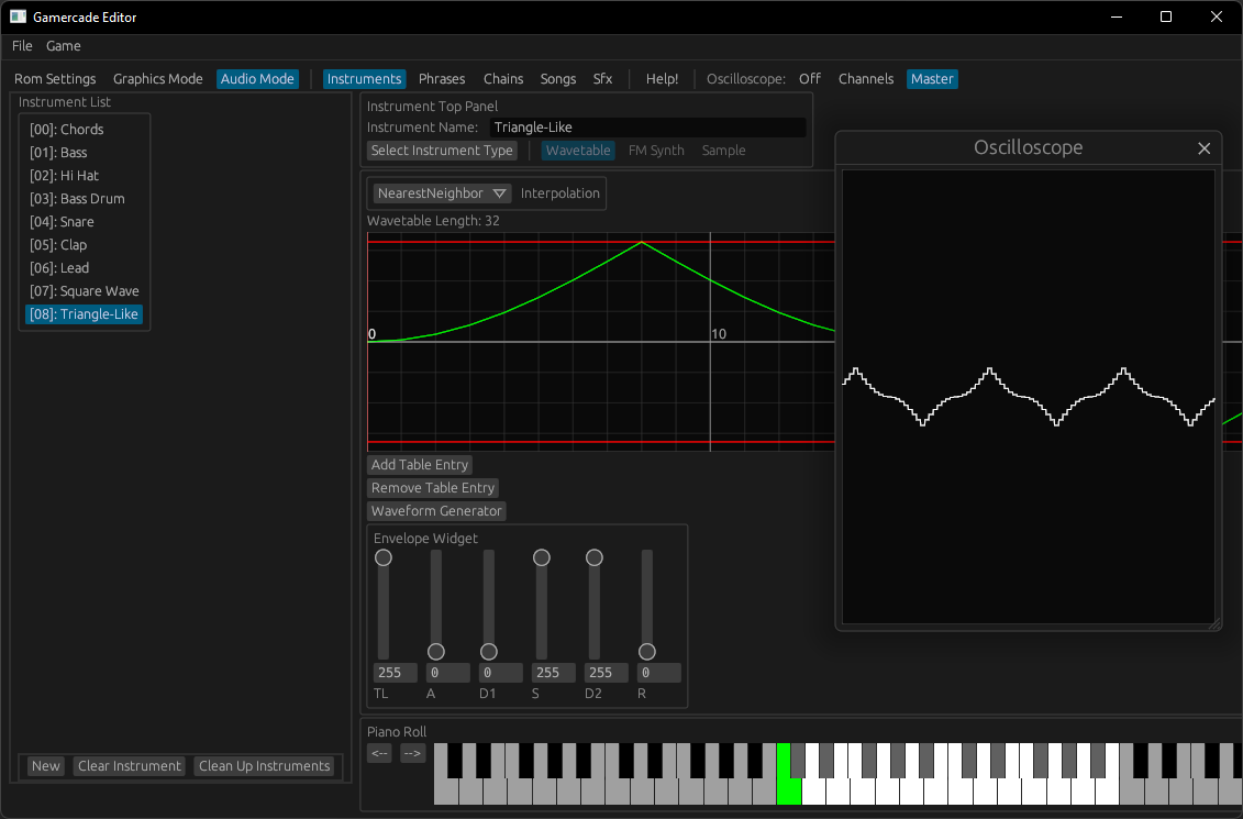 Instrument Editor