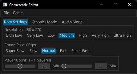 Gamercade Editor